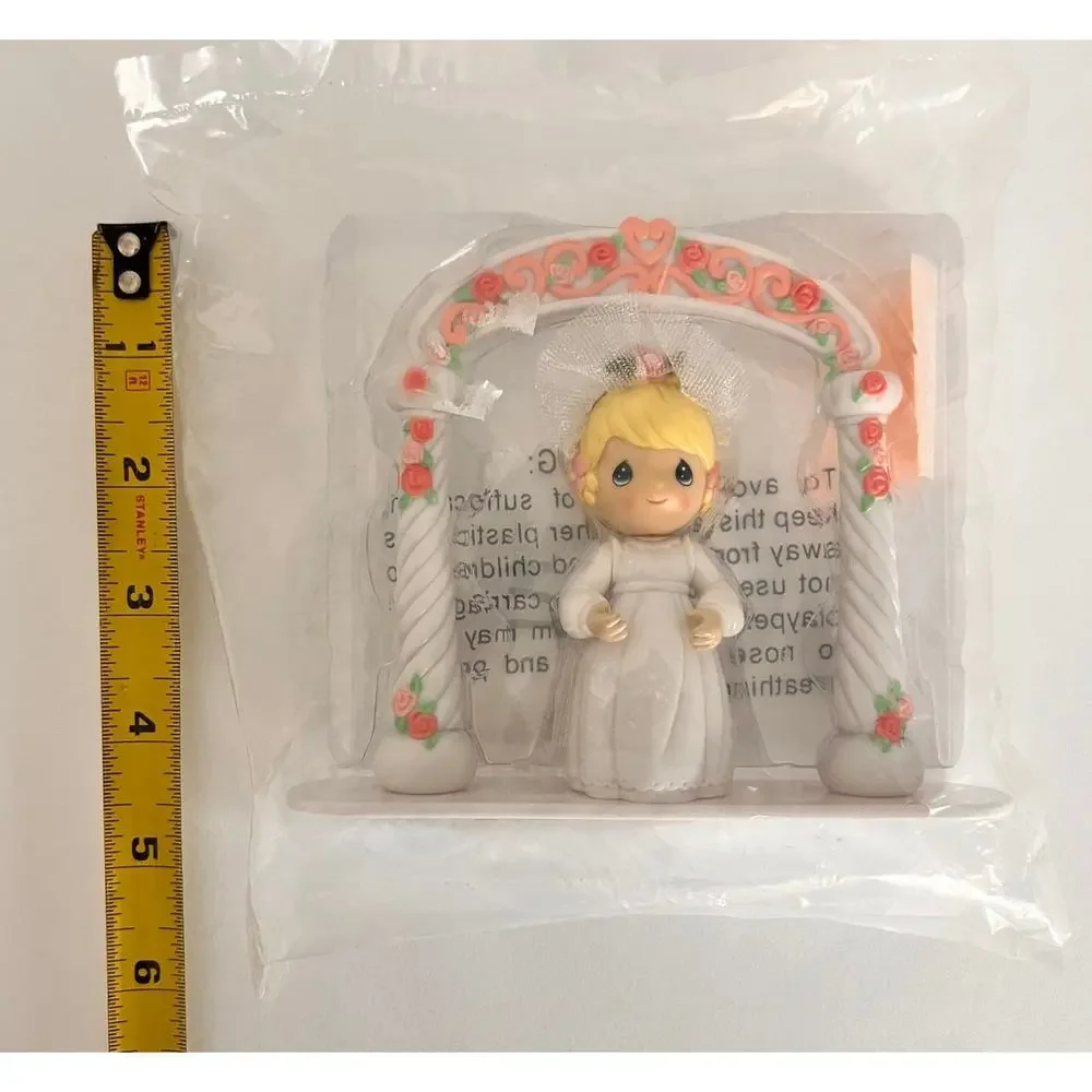 Precious Moments Cake Topper Bridal Shower Decor Bride NWT To Have And To Hold